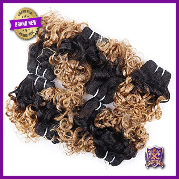8 Inch Brazilian Human Hair Bundles, 200g Total, Unprocessed Curly Weave main image 6